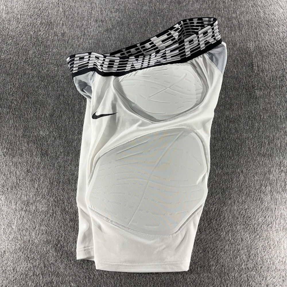 Nike Pro Hyperstrong NBA Padded Compression Shorts White Men's 2XL 881966-100